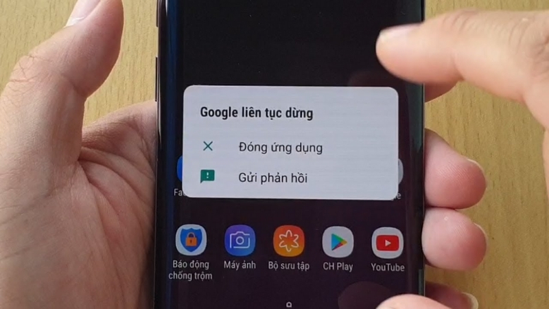 Khắc phục lỗi dịch vụ Google Play đã dừng lại